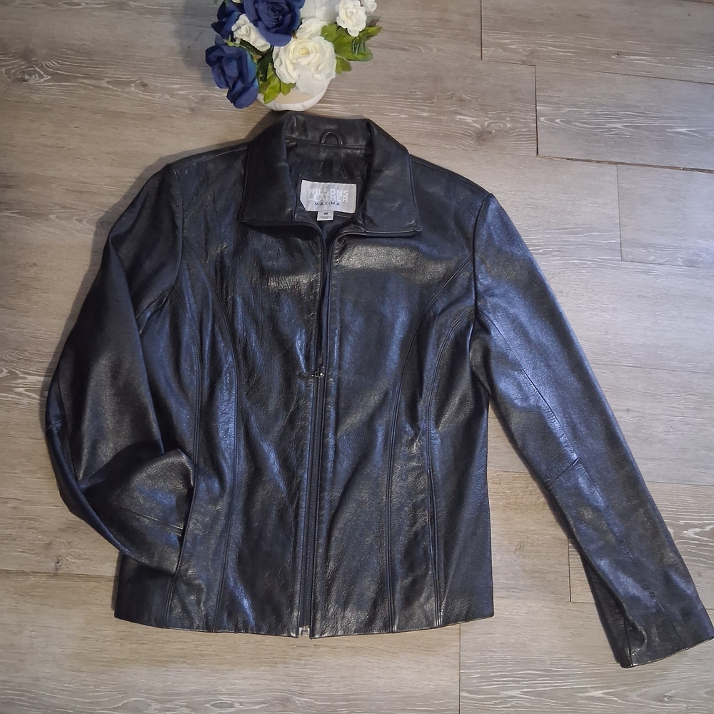Wilsons Leather Midnight Black Jacket